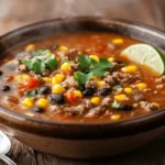 Chipotle Ground Beef Soup